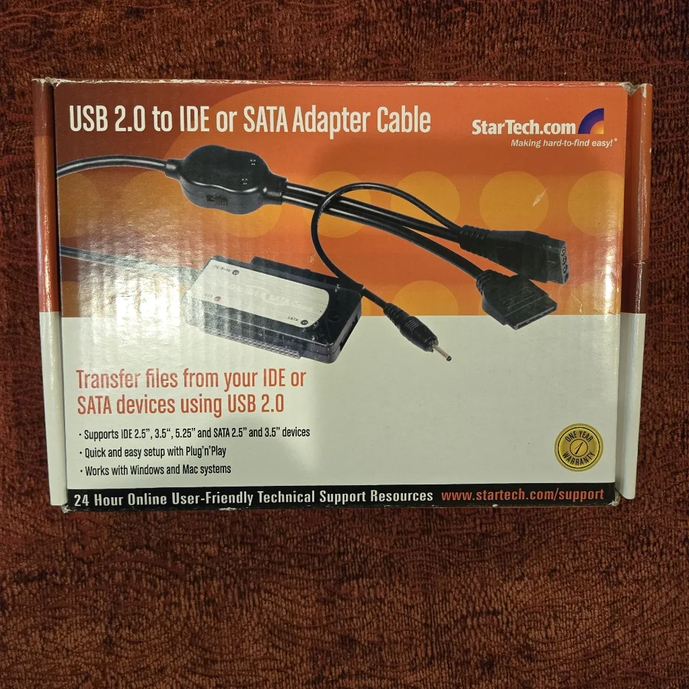 StarTech USB 2.0 to IDE or SATA Adapter Cable - Picture 6 of 6